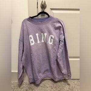 Anine Bing X-Large Lavander Sweatshirt. 💜⚡️
